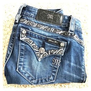 Miss Me Cuffed Skinny Jeans